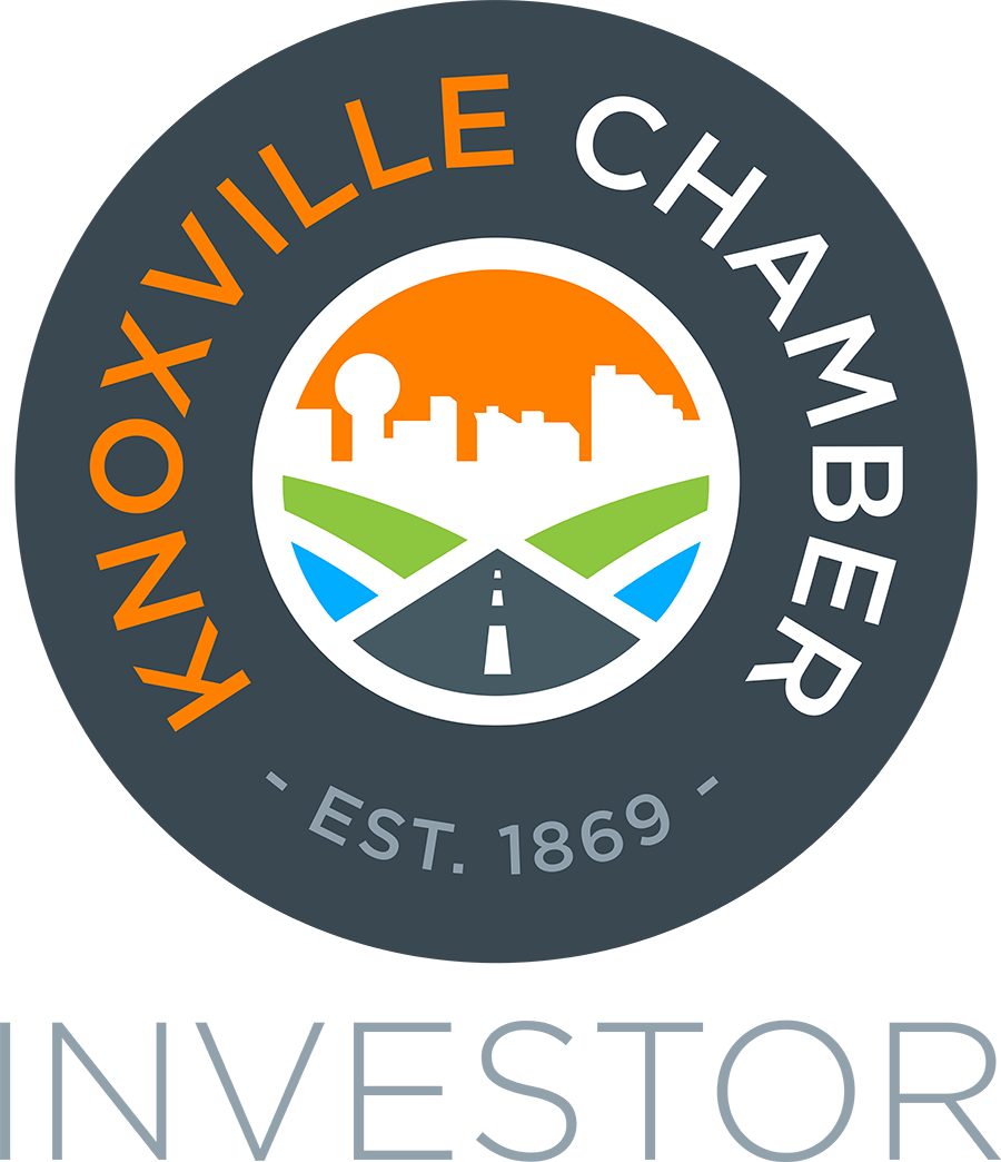 Logo for Knoxville Chamber of Commerce.